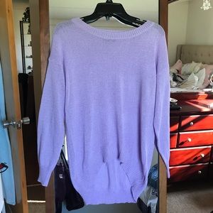 Lilac Hi-low Sweater Top